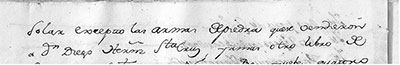 Detalle de extracto de manuscrito antiguo Detalle de manuscrito antiguo