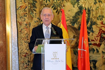 Don Manuel Pardo de Vera presidente de la RAHE.