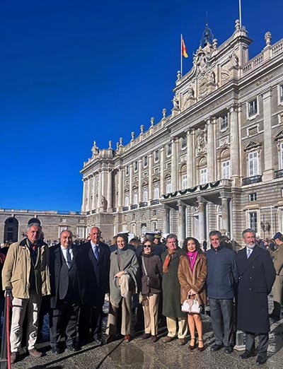 Representación del Solar de Tejada, junto al General de División