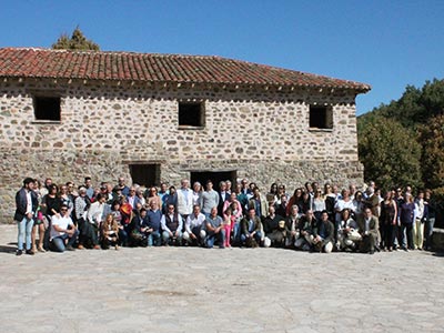 Foto de familia en el Solar de Tejada Foto de familia en el Solar de Tejada