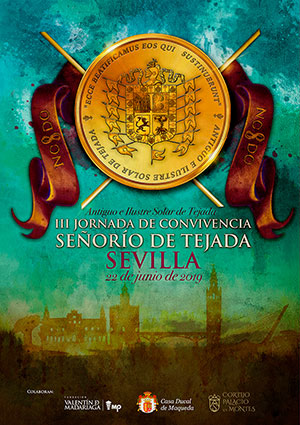 Cartel de la III jornada de convivencia Señorío de Tejada, en Sevilla Cartel de la III jornada de convivencia Señorío de Tejada, en Sevilla